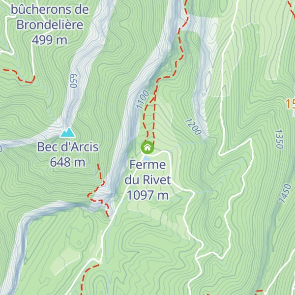 Map of Ferme du Rivet