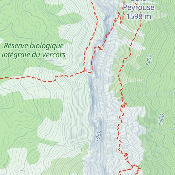Map of Rochers du Ranc Traversier