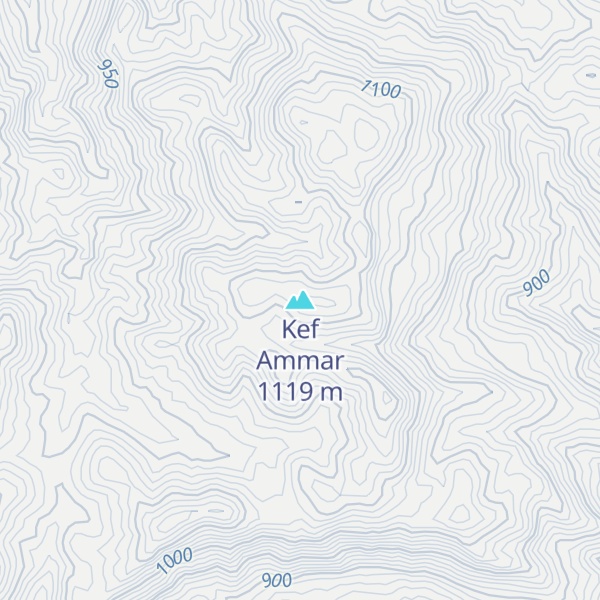 Map of Kef Ammar