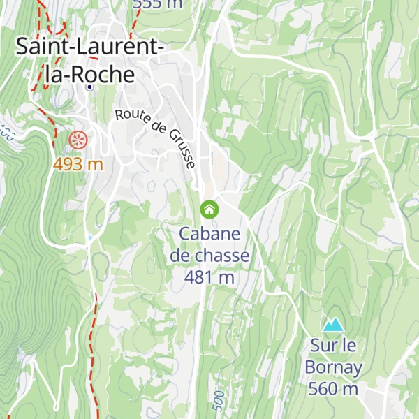 Map of Cabane de chasse