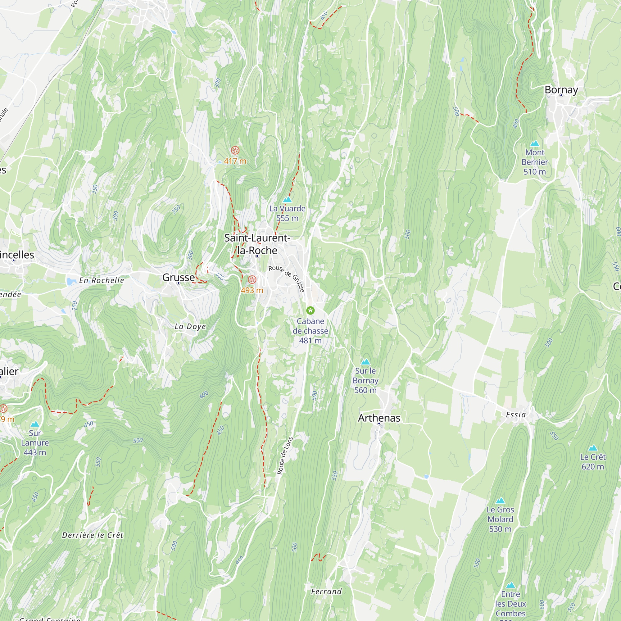 Cabane de chasse map
