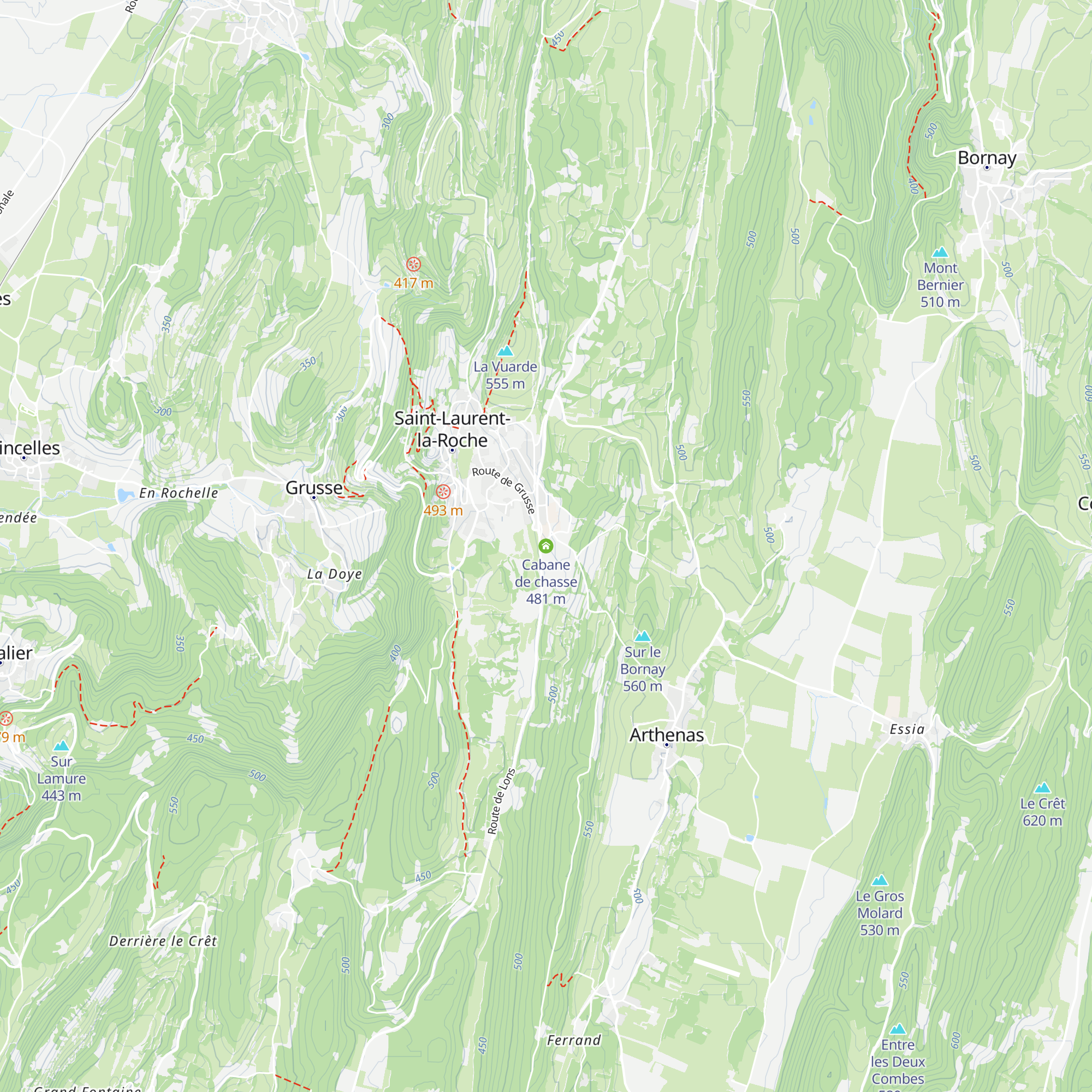 Cabane de chasse map