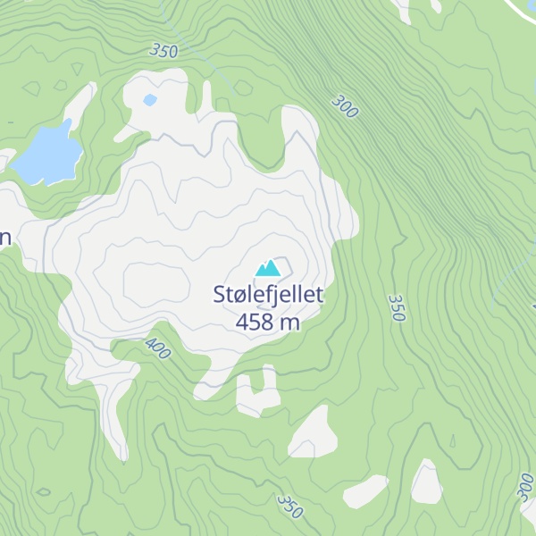 Map of Stølefjellet