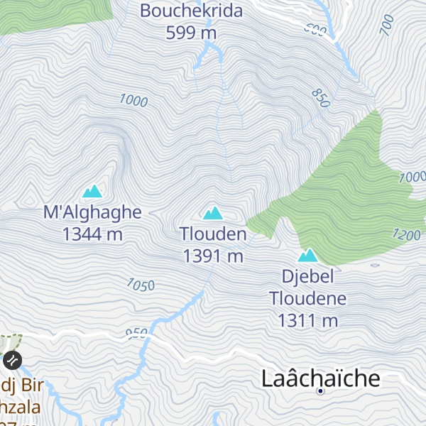 Map of Tlouden