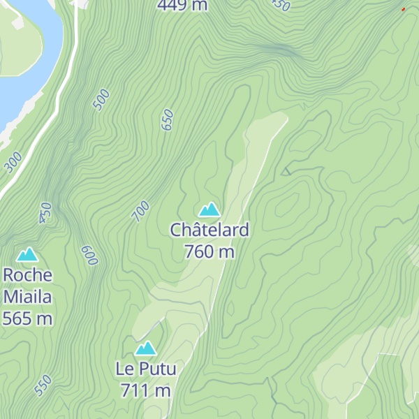 Map of Châtelard