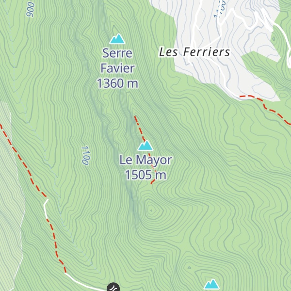 Map of Le Mayor