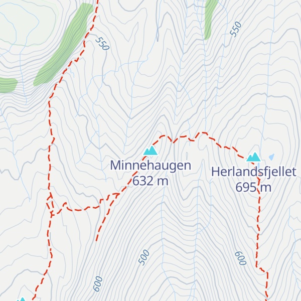 Map of Minnehaugen