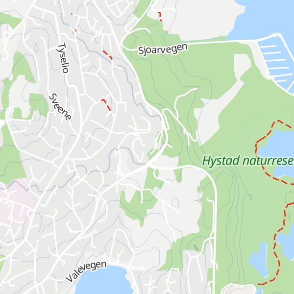 Map of Sjølshaugen