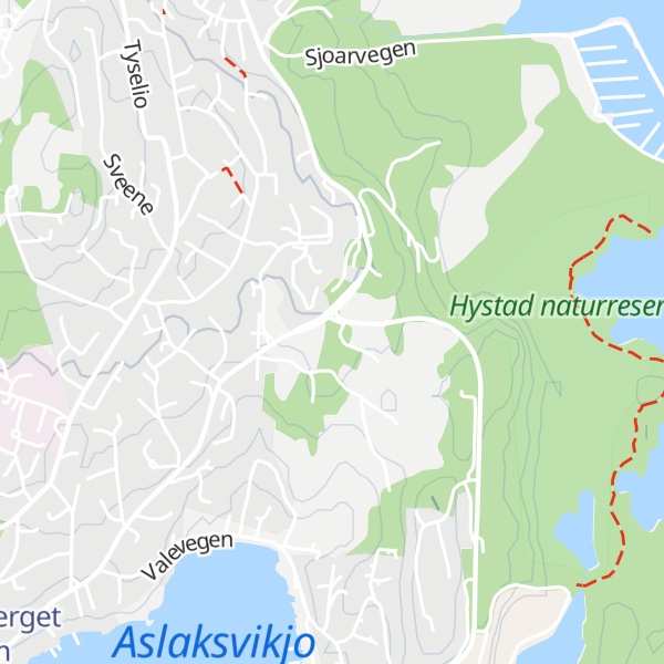 Map of Sjoarhaugen