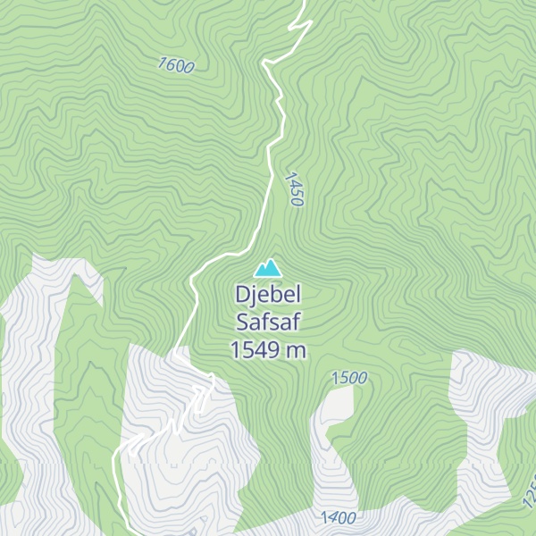Map of Djebel Safsaf