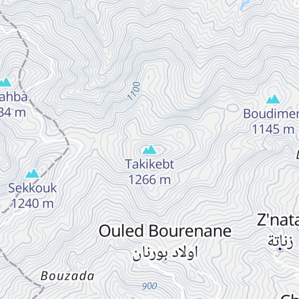 Map of Takikebt
