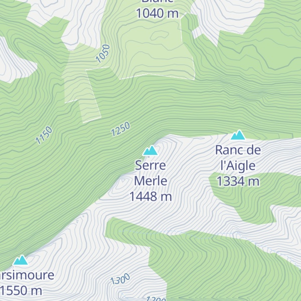 Map of Serre Merle