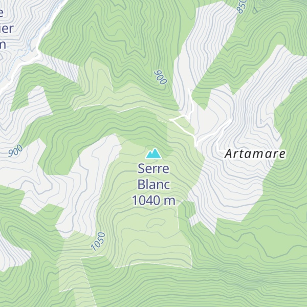 Map of Serre Blanc