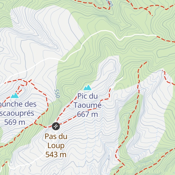 Map of Pic du Taoumé