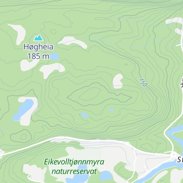 Map of Øyraåsen