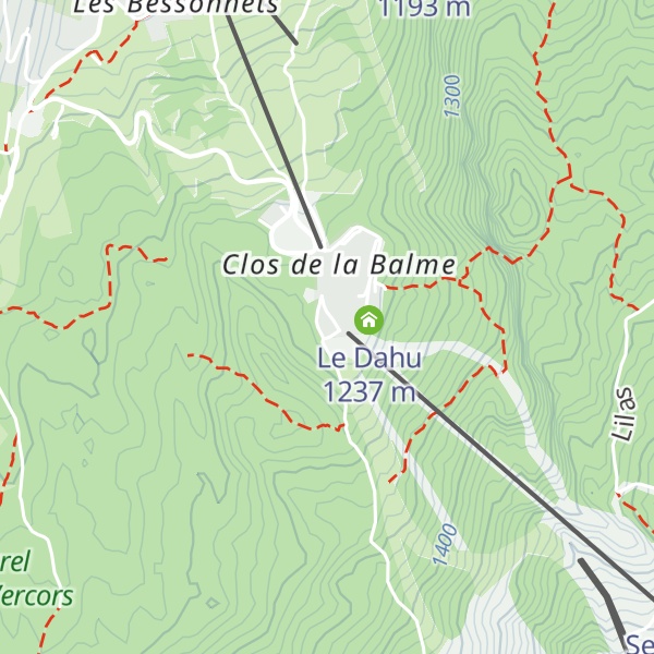 Map of Le Sapin