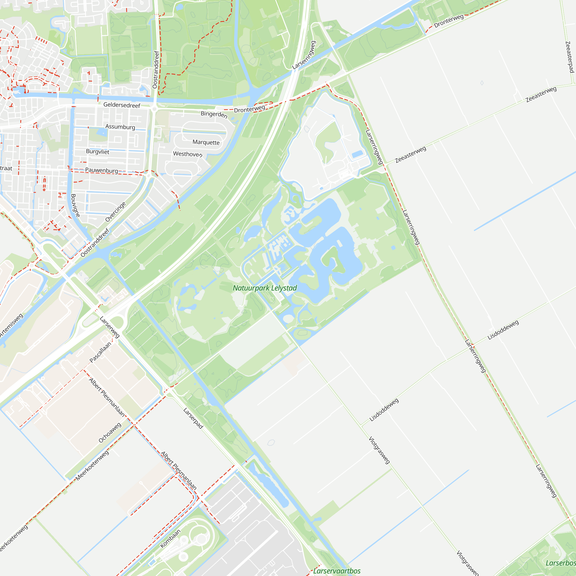 Bezoekerscentrum Natuurpark Lelystad map
