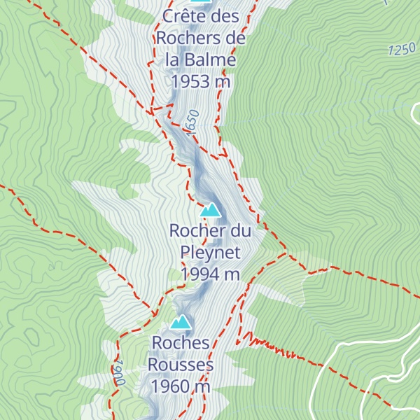 Map of Rocher du Pleynet