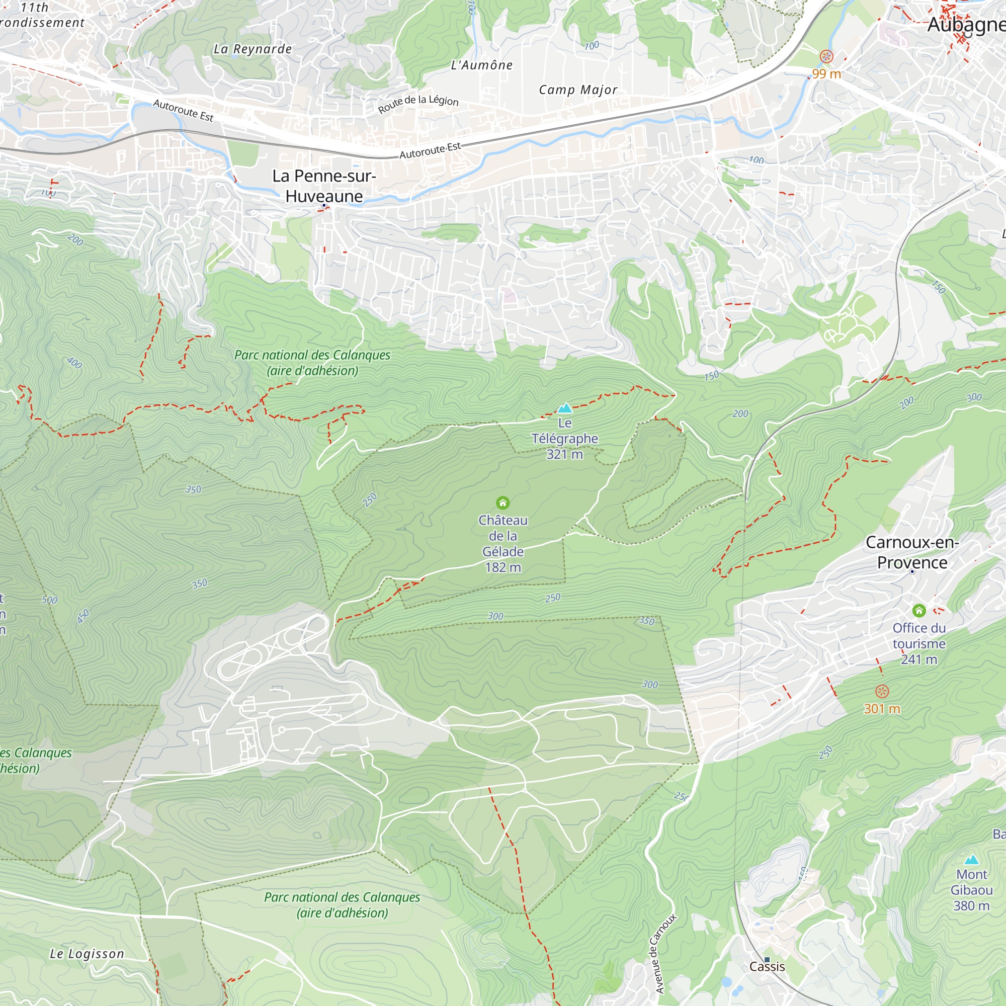 Château de la Gélade map