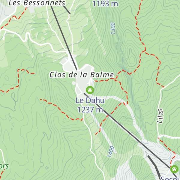 Map of Le Dahu