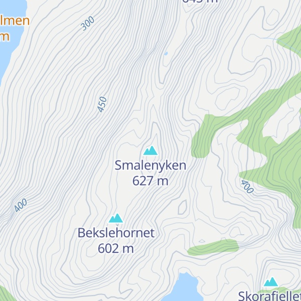 Map of Smalenyken