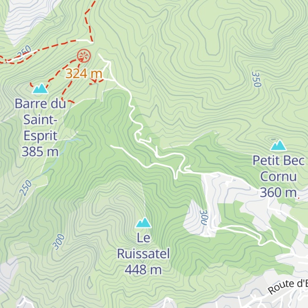 Map of Mas de Massacan