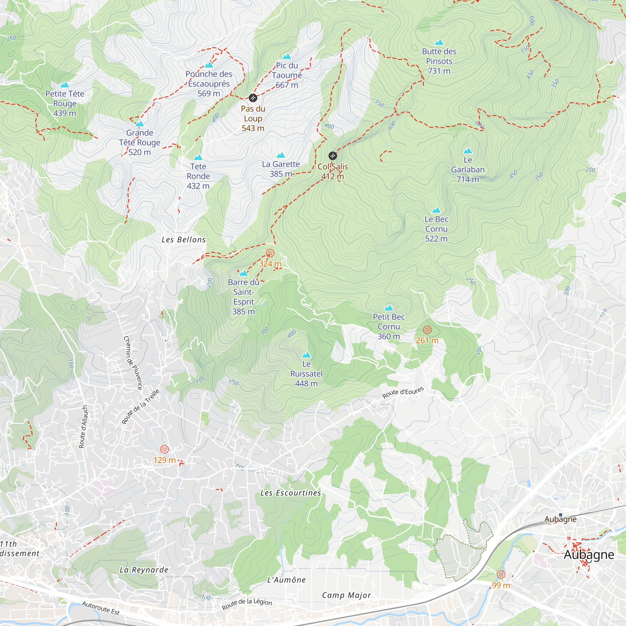 Mas de Massacan map