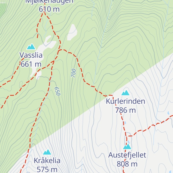 Map of Rundehaugen