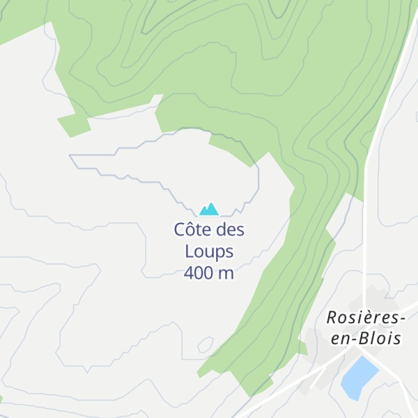Map of Côte des Loups