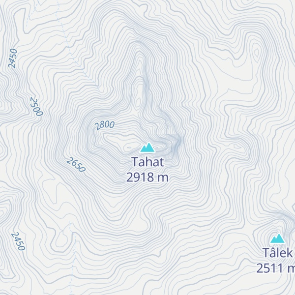 Map of Tahat
