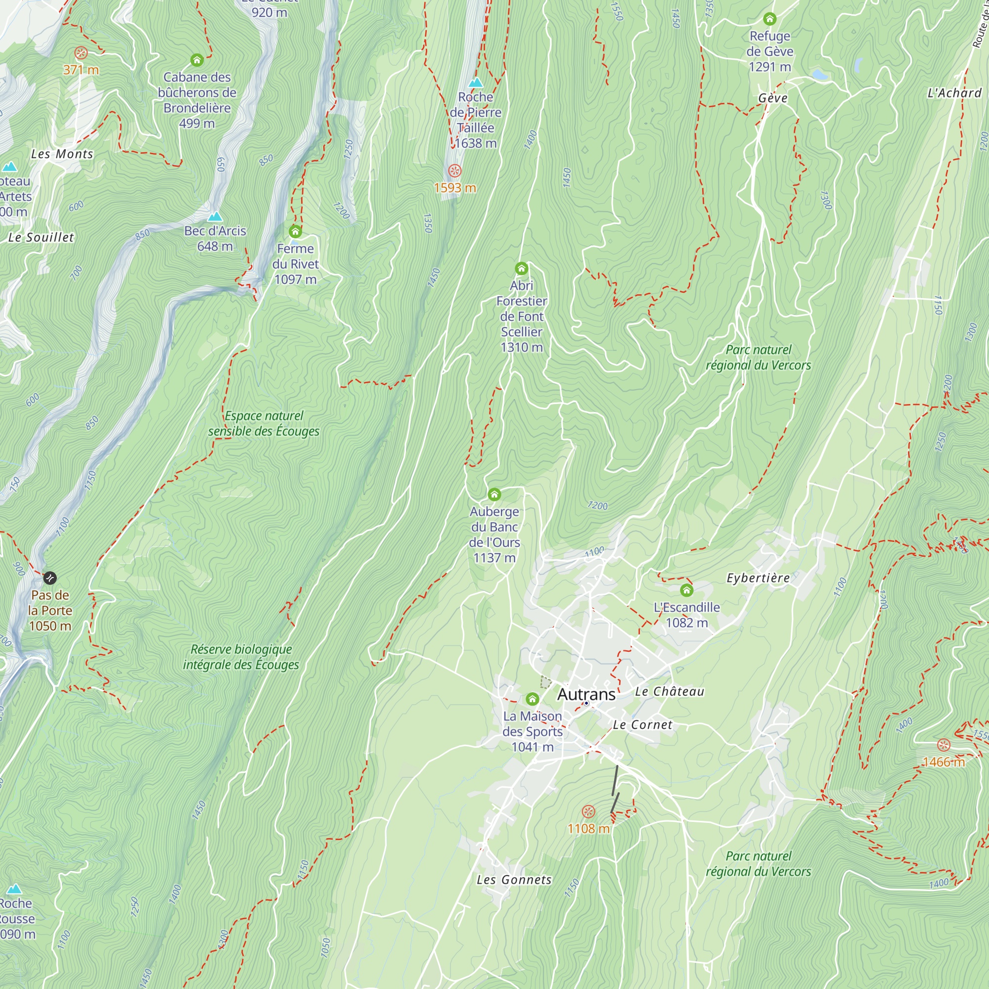 Auberge du Banc de l'Ours map