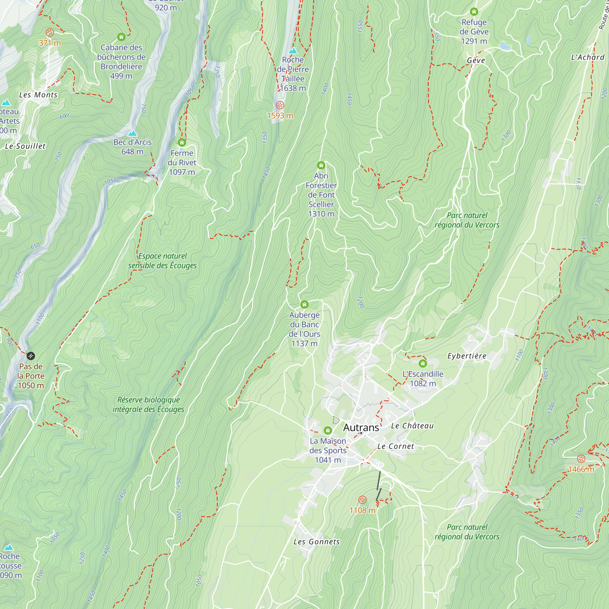 Auberge du Banc de l'Ours map