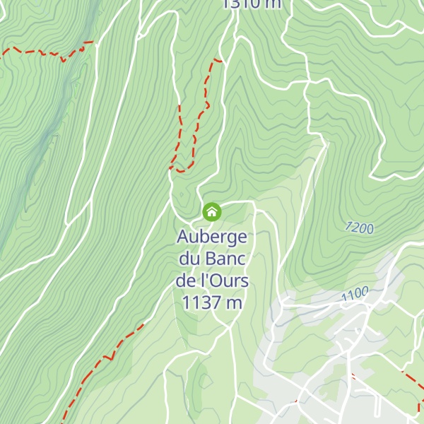 Map of Auberge du Banc de l'Ours