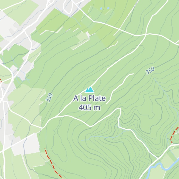 Map of A la Plate