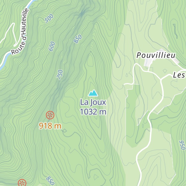 Map of La Joux