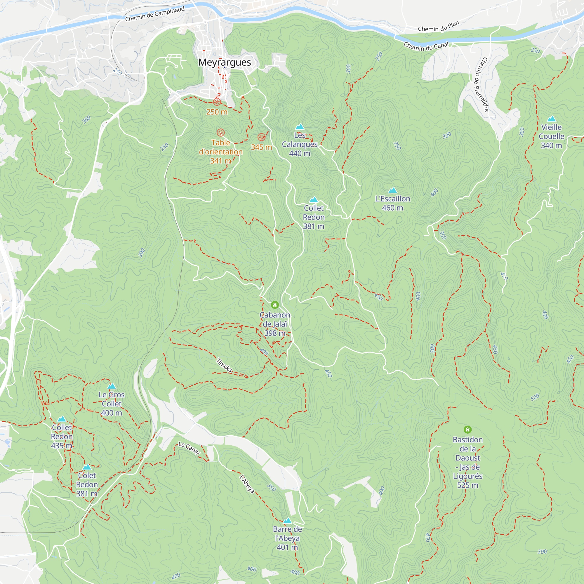 Bastide de Rey map