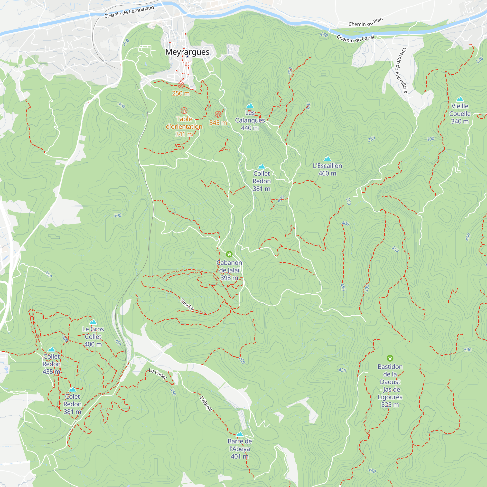 Bastide de Rey map