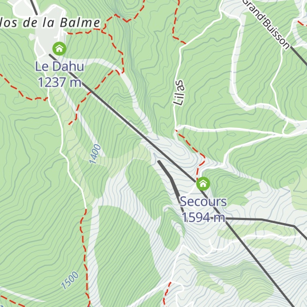 Map of Restaurant d'altitude Ours Blanc