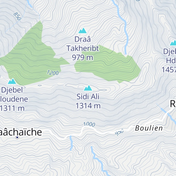 Map of Sidi Ali
