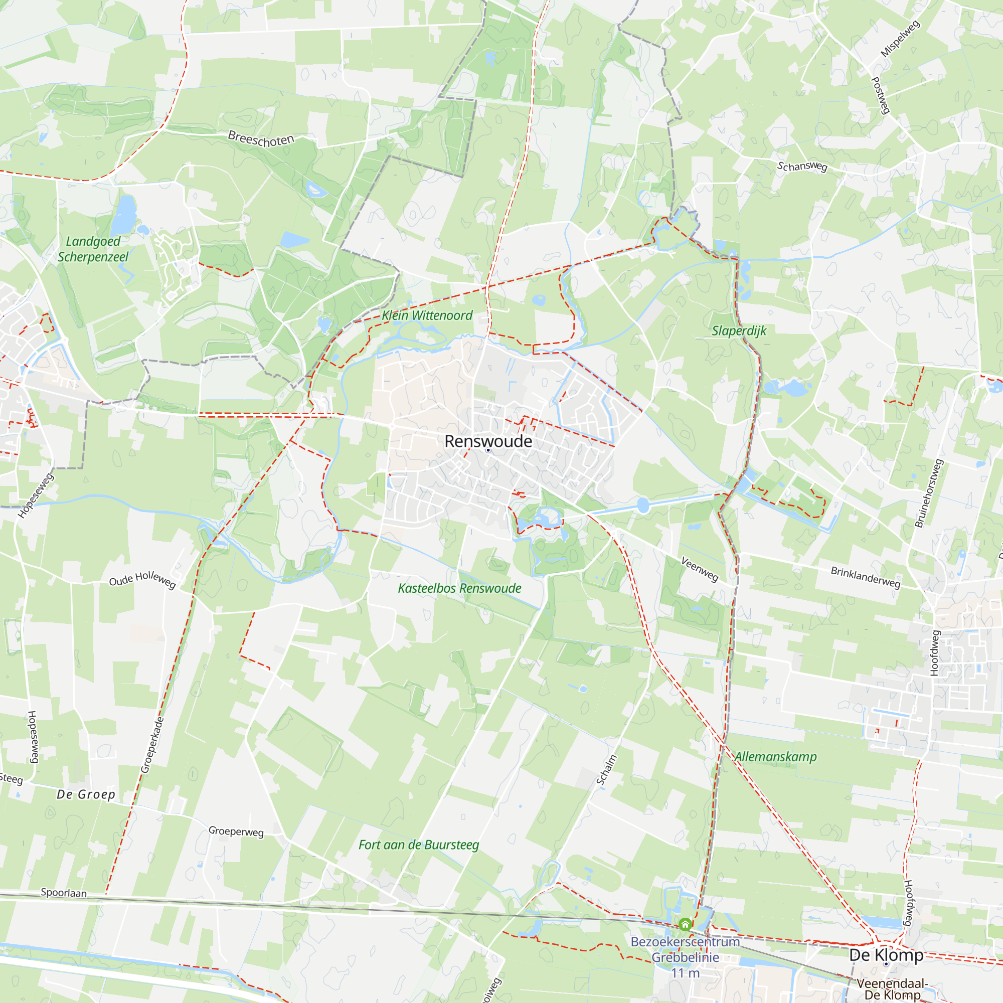 VVV Renswoude map
