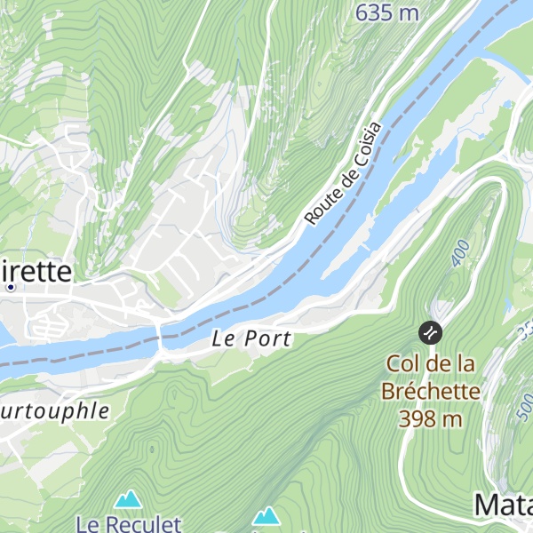 Map of Gîte Maison Pieds dans l'Eau