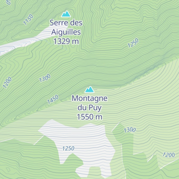 Map of Montagne du Puy