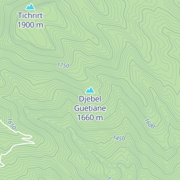 Map of Djebel Guetiane
