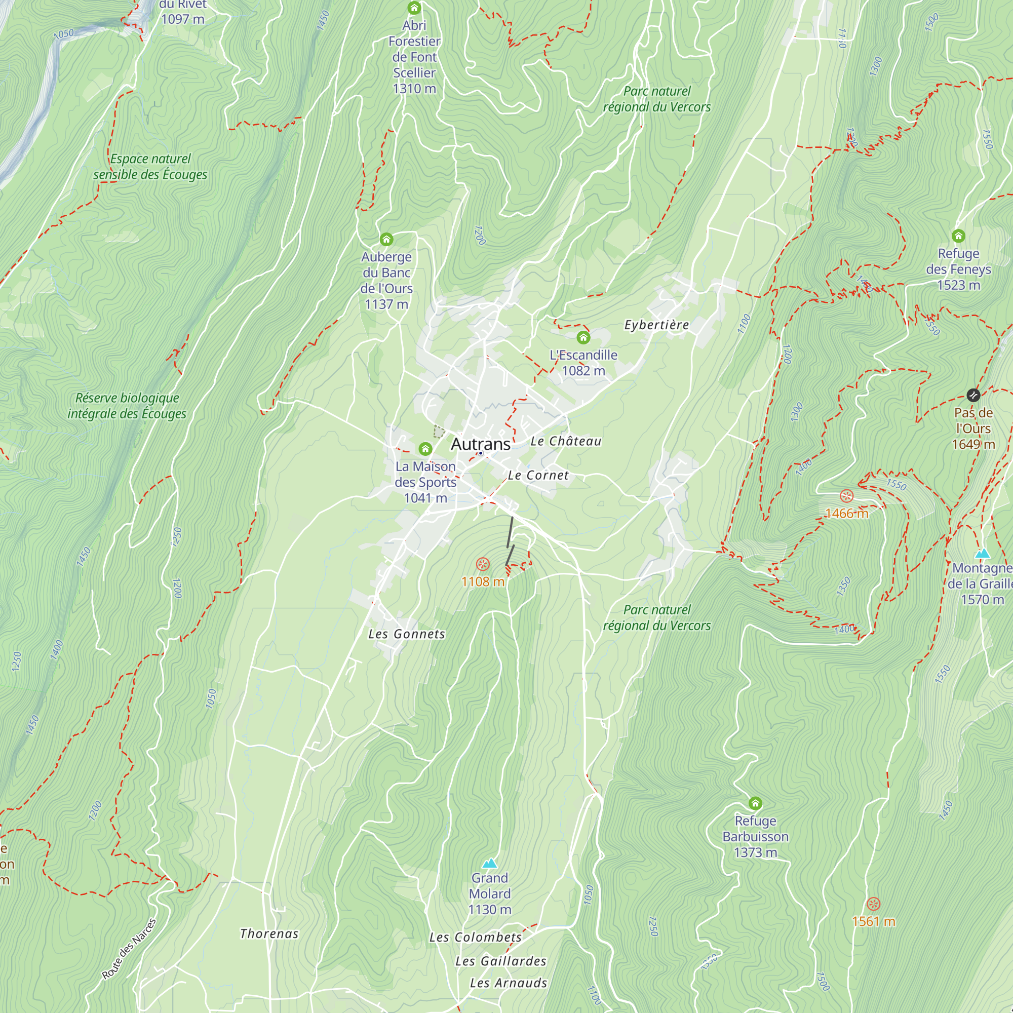 La Trattoria map