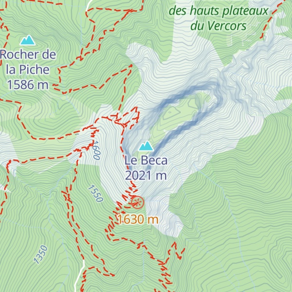 Map of Le Beca