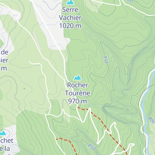 Map of Rocher Tourène