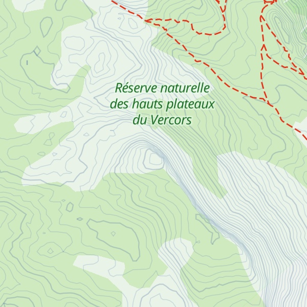 Map of La Montagnette