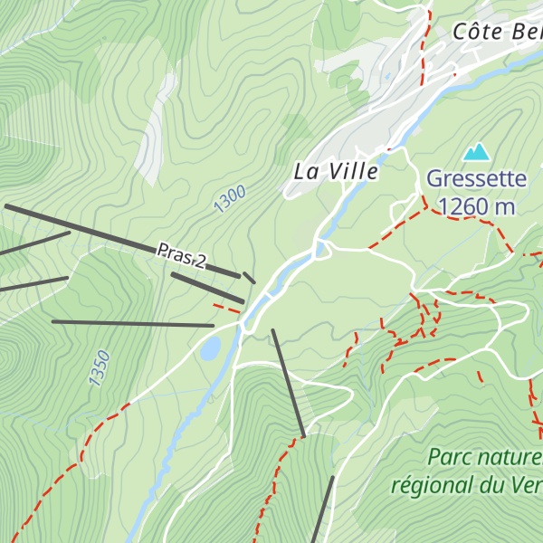 Map of Le Sun Valley