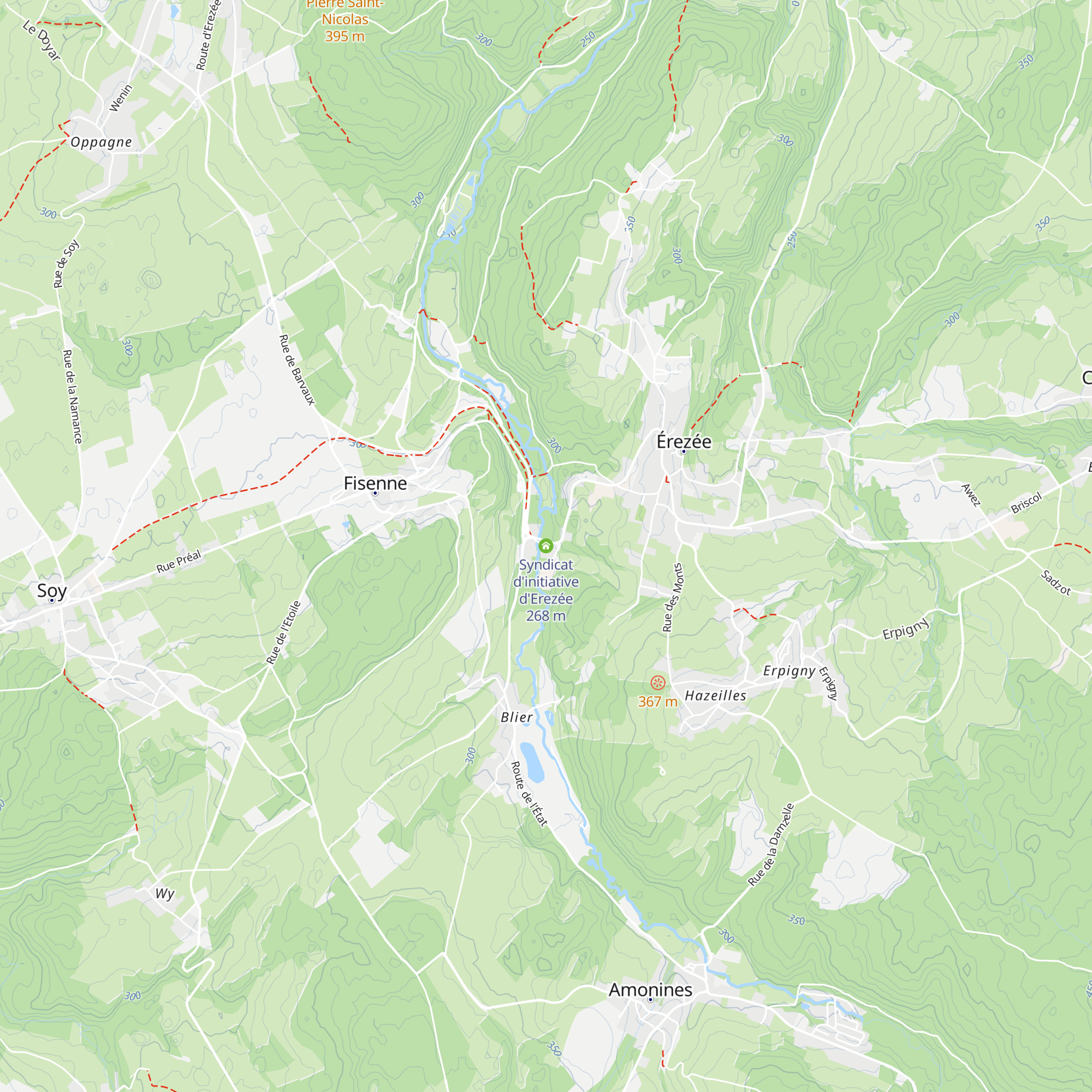 Syndicat d'initiative d'Erezée map