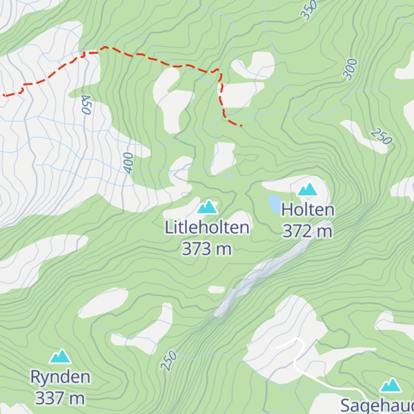 Map of Litleholten